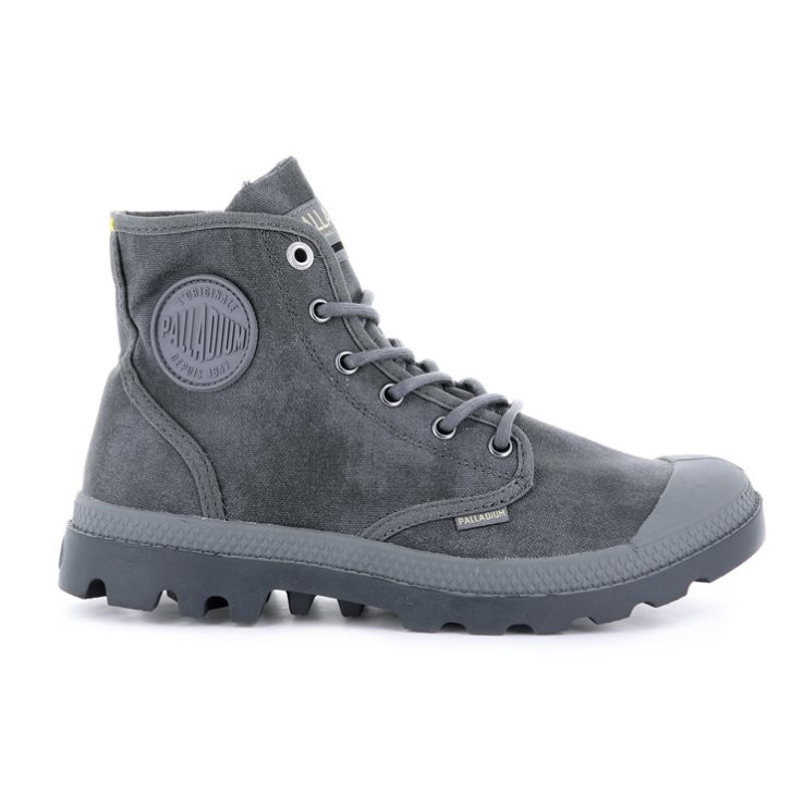 Dámské Boty Palladium Pampa Hi WAX Šedé | CZ AVX-91D